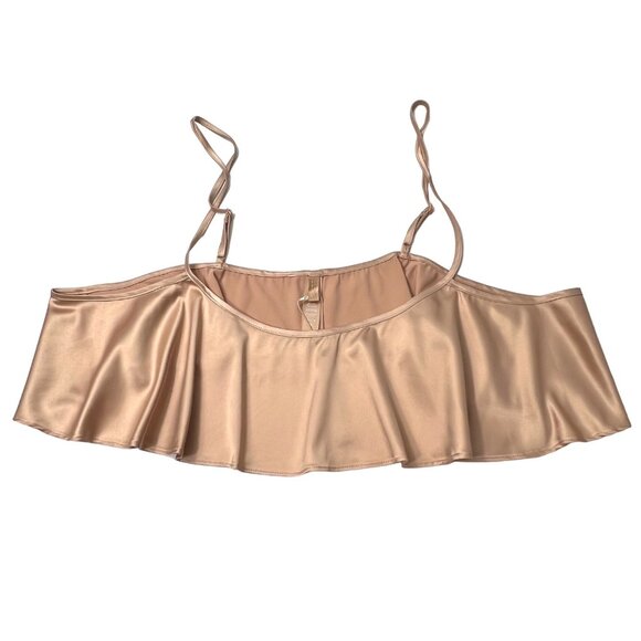 SKIMS Woven Shine Cami + Lounge Pants Set Pink Sand Womens 2X - Picture 4 of 14